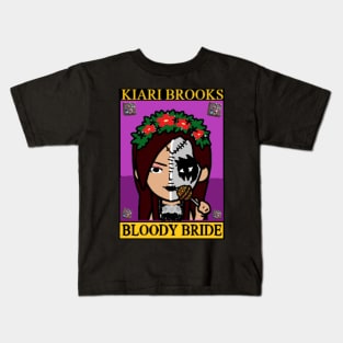 KAIRI BROOKS ''BLOODY BRIDE'' Kids T-Shirt